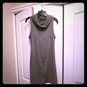 MINKPINK grey suede dress